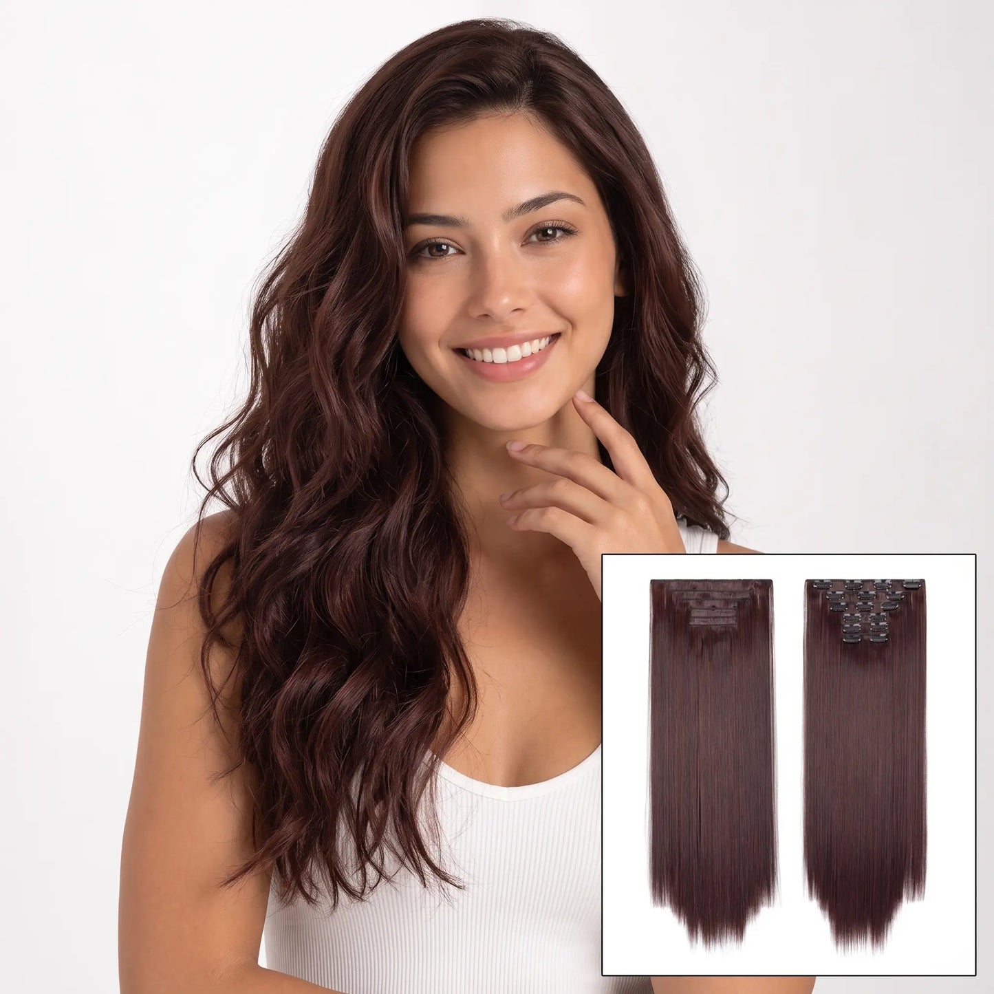 6-piece Clip-in Hair Extension Set