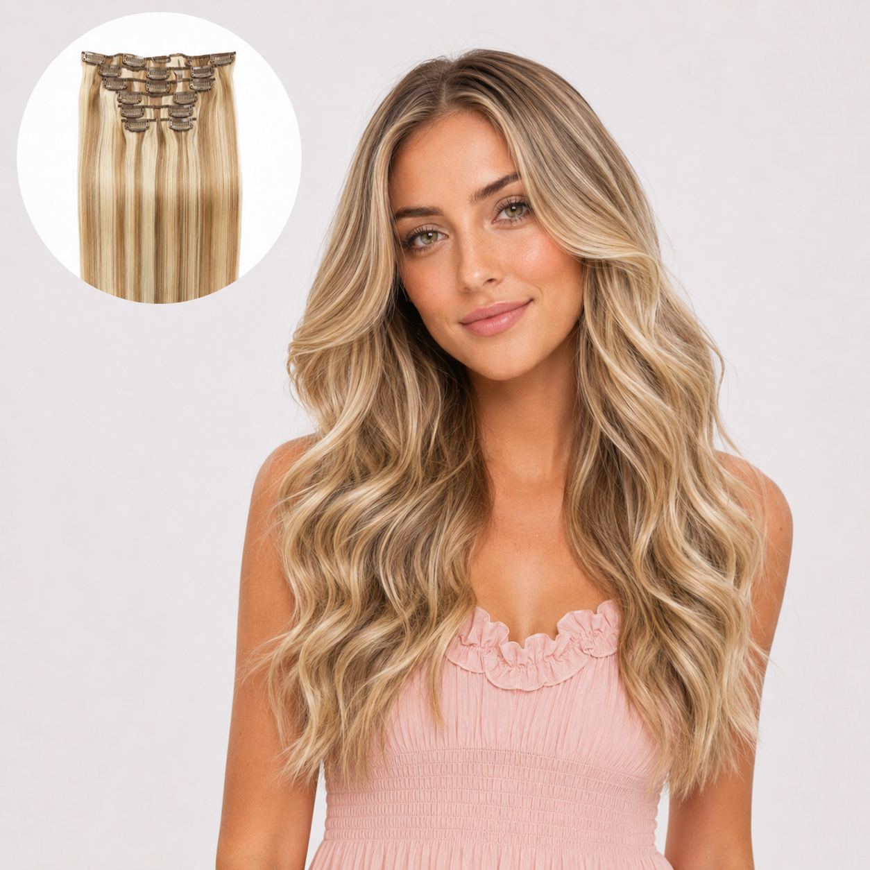 7-Piece Remy Human Hair Scalp Clip-In Extension Set™