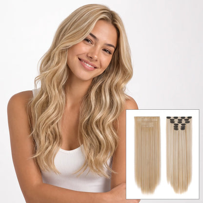 6-piece Clip-in Hair Extension Set