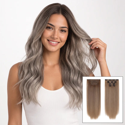 6-piece Clip-in Hair Extension Set