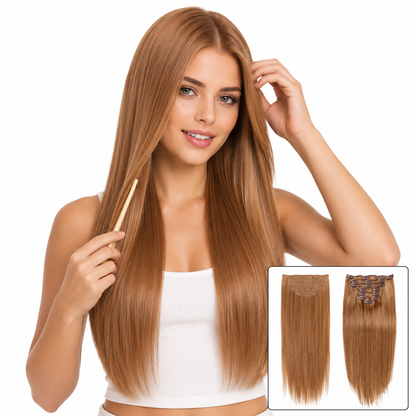 7-Piece Remy Human Hair Clip-Ins