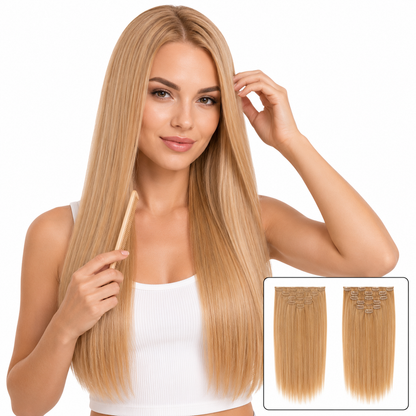 7-Piece Remy Human Hair Clip-Ins