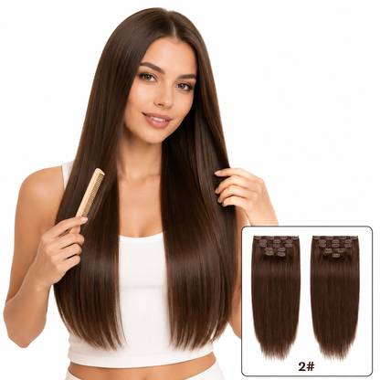 7-Piece Remy Human Hair Clip-Ins