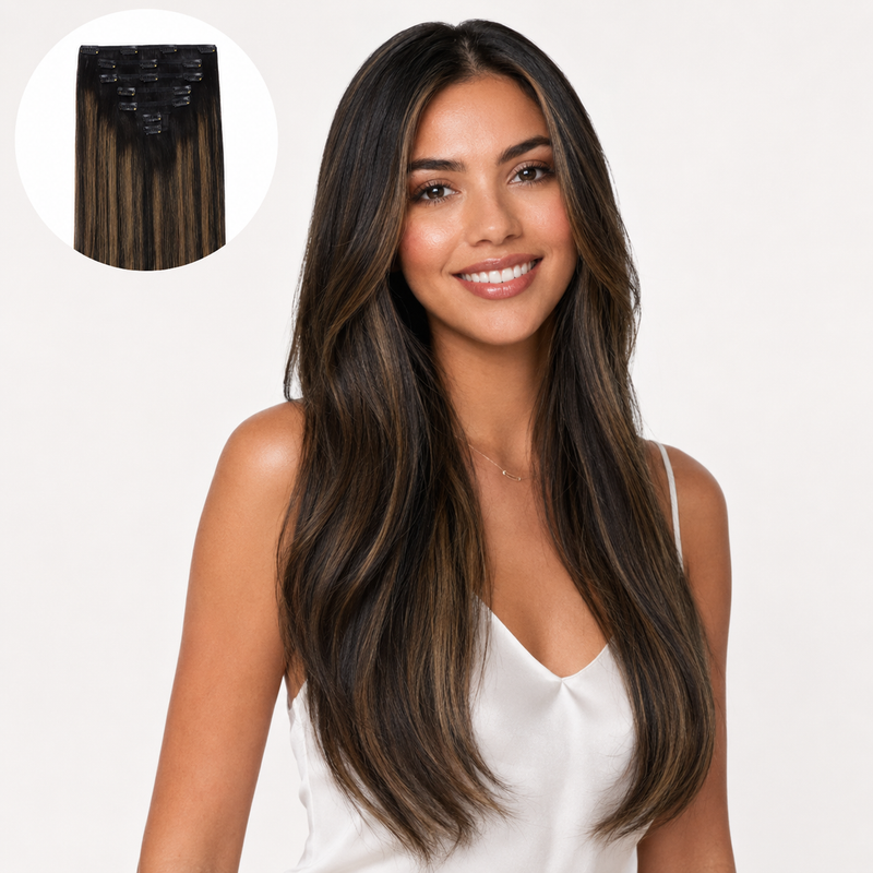 Balayage Remy Clip-In Extensions
