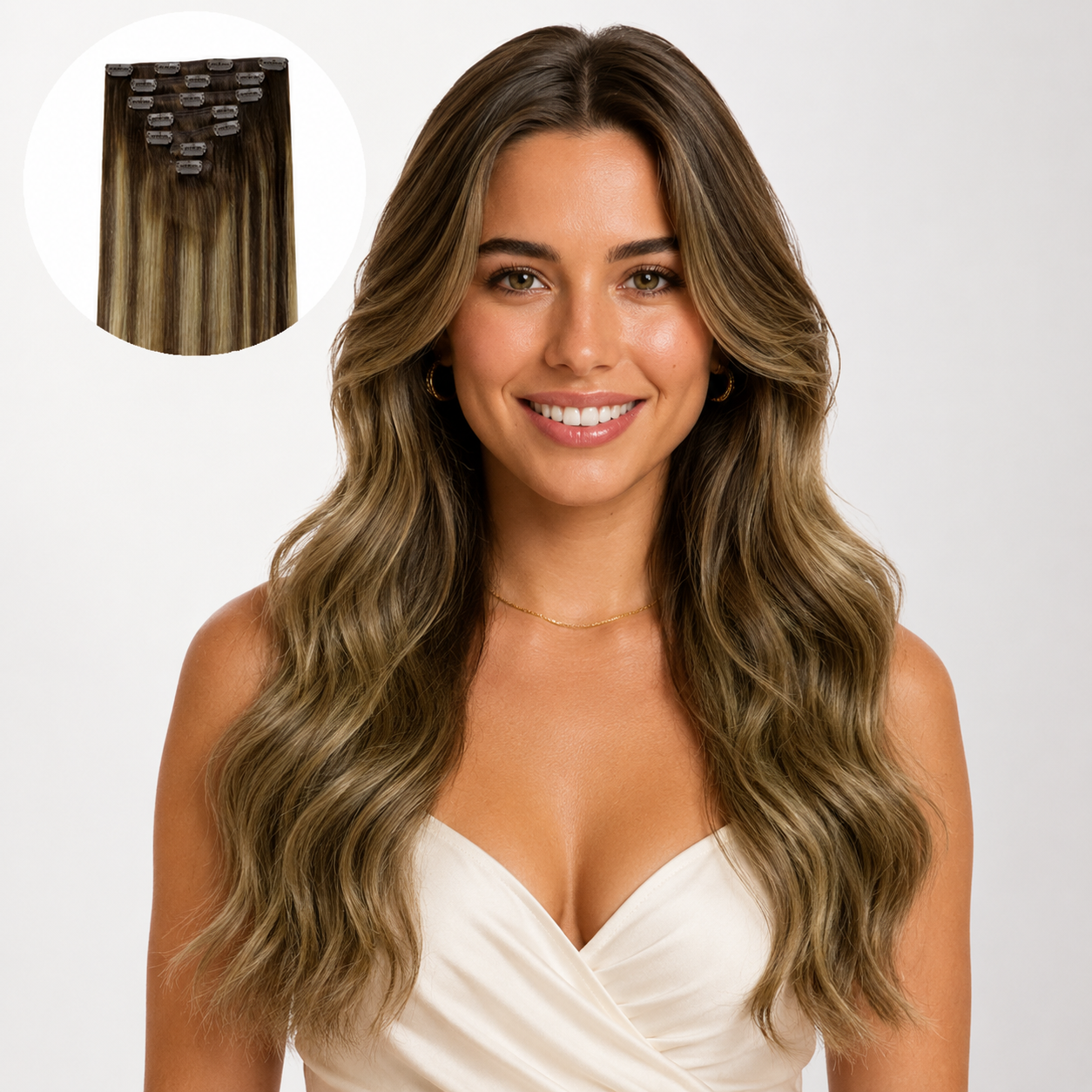 7-Piece Remy Human Hair Scalp Clip-In Extension Set™