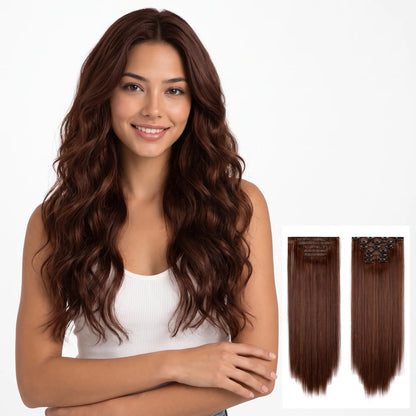 6-piece Clip-in Hair Extension Set