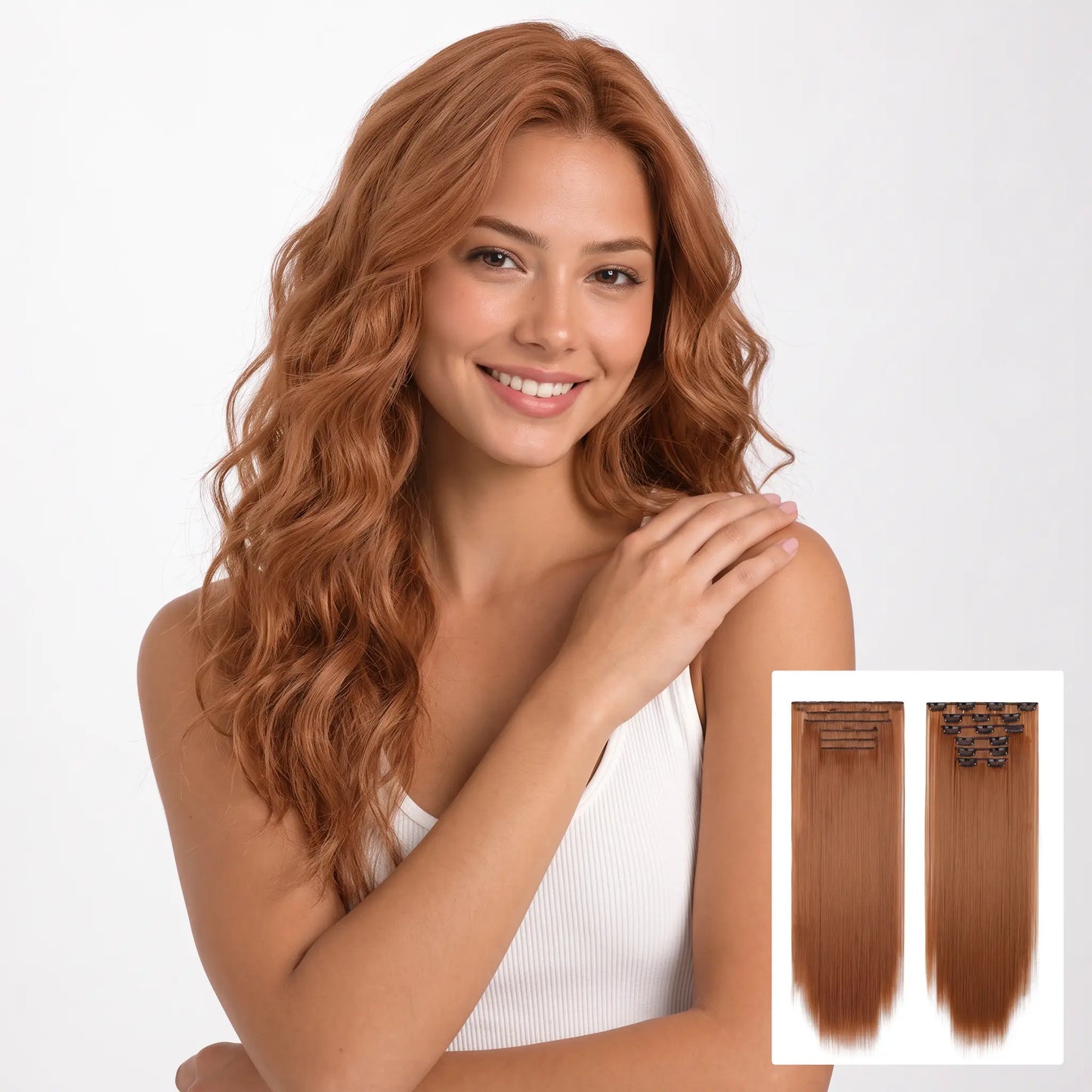 6-piece Clip-in Hair Extension Set