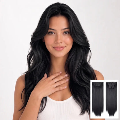 6-piece Clip-in Hair Extension Set