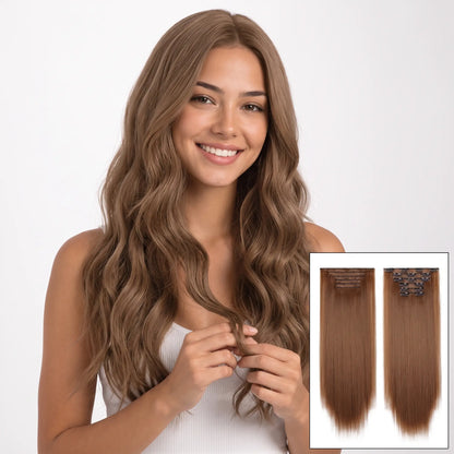 6-piece Clip-in Hair Extension Set