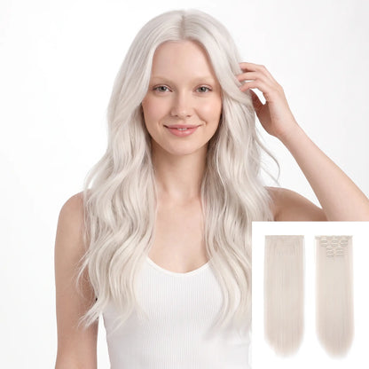 6-piece Clip-in Hair Extension Set
