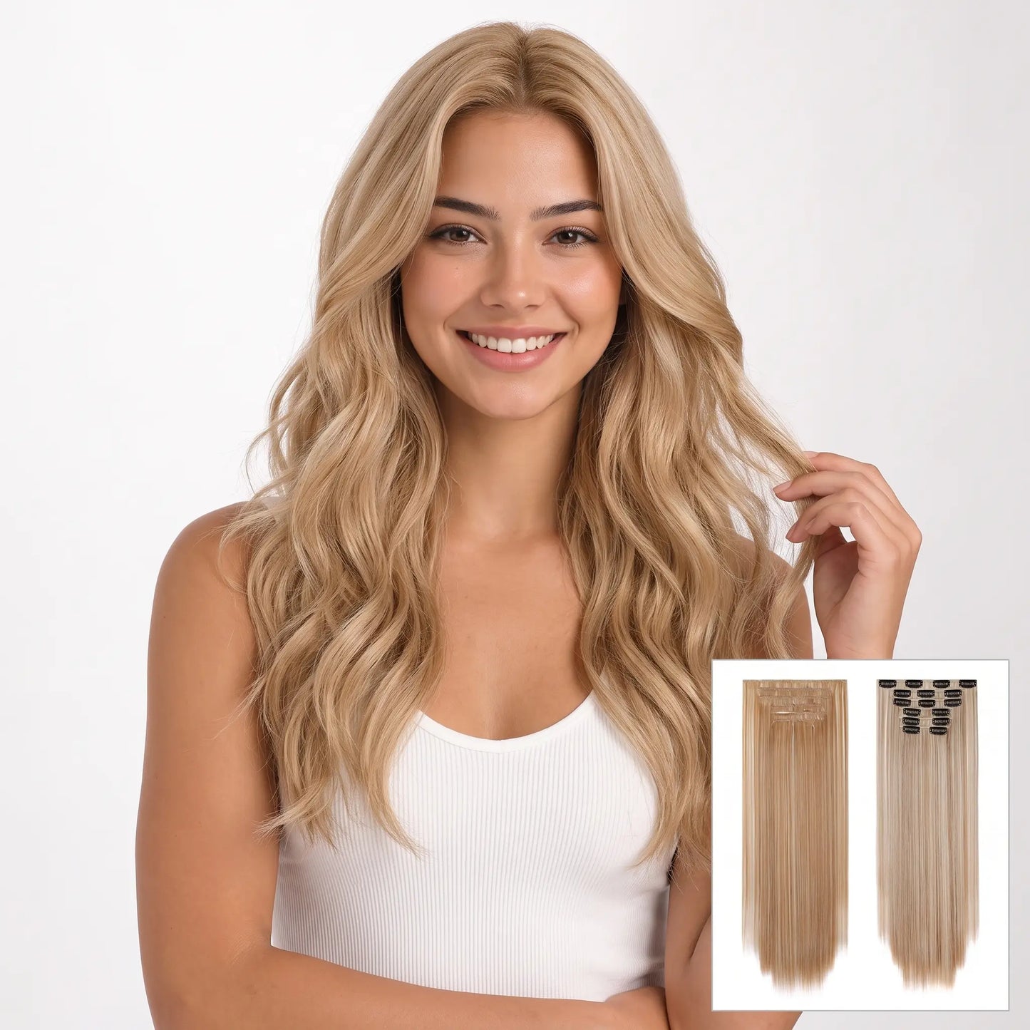 6-piece Clip-in Hair Extension Set