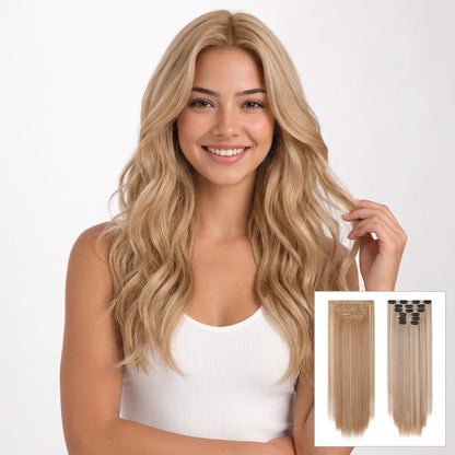 6-piece Clip-in Hair Extension Set