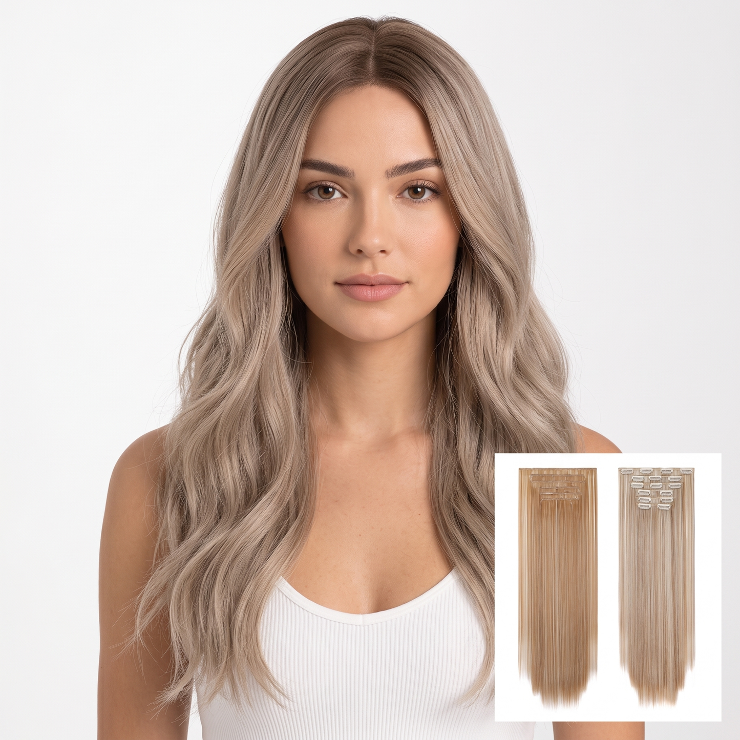 6-piece Clip-in Hair Extension Set