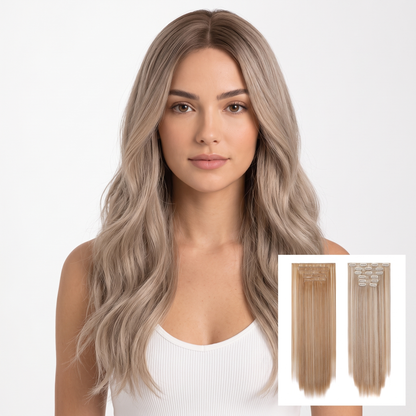6-piece Clip-in Hair Extension Set