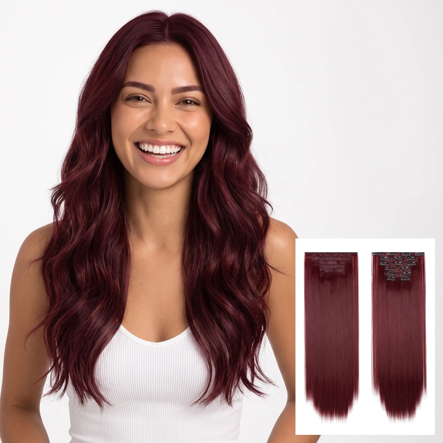 6-piece Clip-in Hair Extension Set