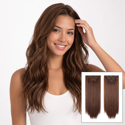 6-piece Clip-in Hair Extension Set