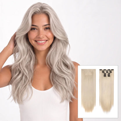 6-piece Clip-in Hair Extension Set
