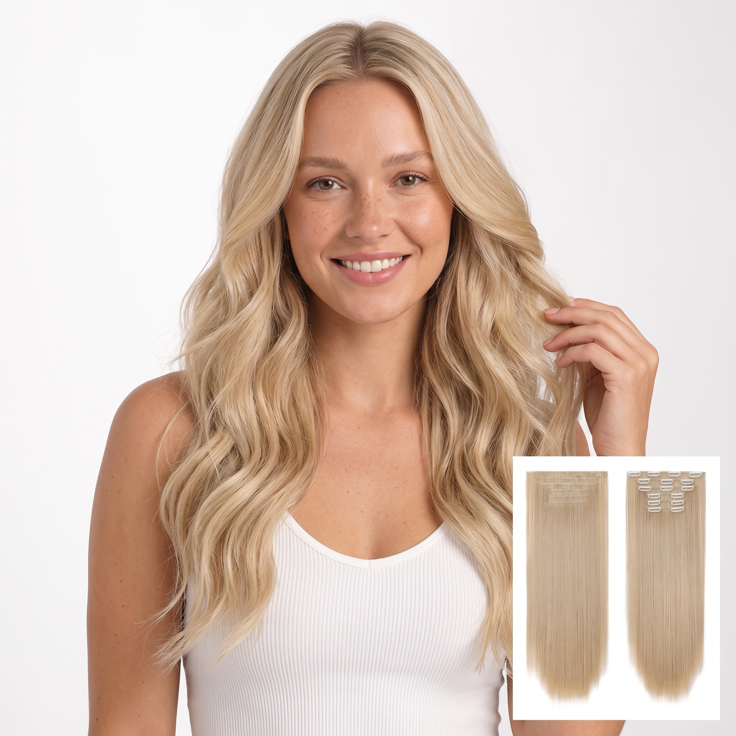 6-piece Clip-in Hair Extension Set