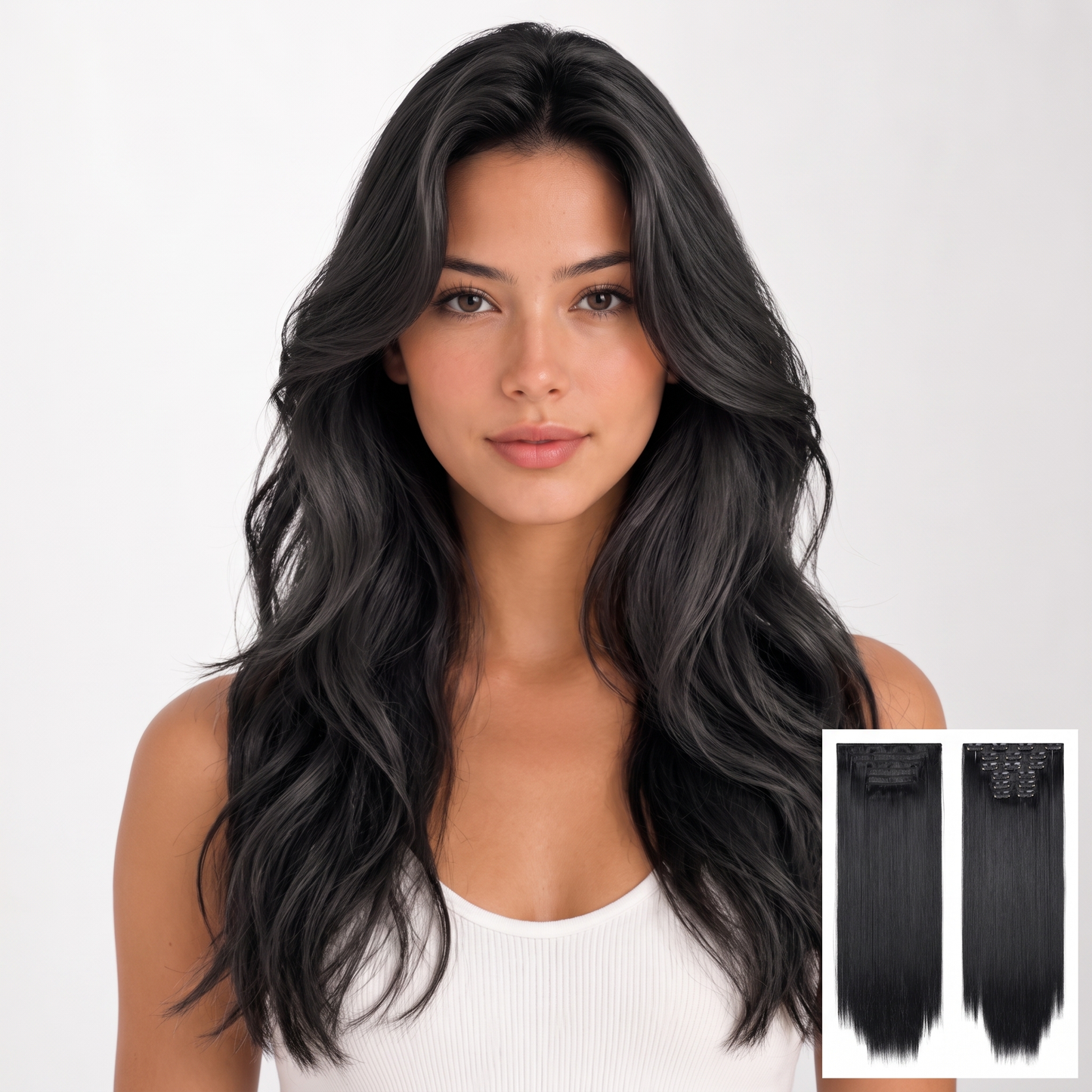 6-piece Clip-in Hair Extension Set