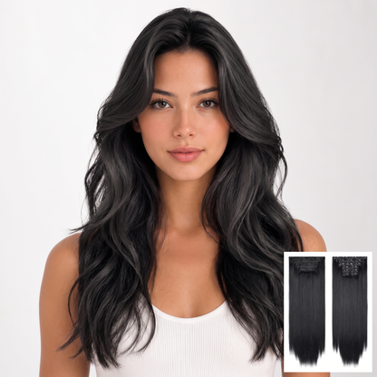 6-piece Clip-in Hair Extension Set