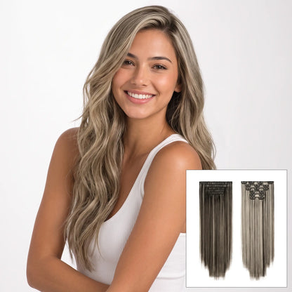 6-piece Clip-in Hair Extension Set